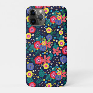Decoratieve bloemen en bladeren patroon-48675 iPhone 11 pro hoesje