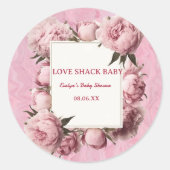 Decoratieve Bloemen Sticker – Elegante Bloemen Dec (Voorkant)