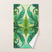 Decoratieve Bloemen Tropisch Bad Handdoek (Handdoek)