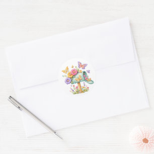 Decoratieve Cartoon Brievenbus Sticker Vel