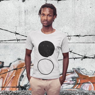 Decoratieve cirkel t-shirt