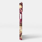 Decoratieve collage Butterflies en Rozen iPhone Hoesje (Rechterkant)