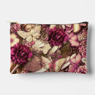 Decoratieve collage vlinders en Rozen klein Etui