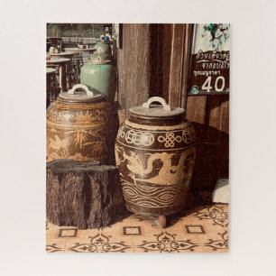 Decoratieve containers legpuzzel