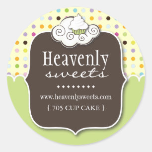 Decoratieve cupcake Gebak Chef Stickers