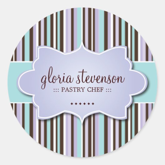 Decoratieve Cupcake Jar Stickers (Voorkant)