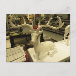 Decoratieve deer briefkaart