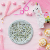 Decoratieve eigenaar papieren bordje (Feest)