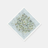 Decoratieve eigenaar servetten (Hoek)