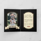  decoratieve elegante typografie Vaderdag Kaart (Binnen)