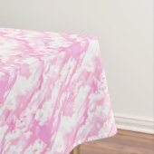 Decoratieve elegante zure powder roze wolken tafelkleed (Voorbeeld)