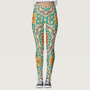 decoratieve elementen: oosters naadloos deel leggings