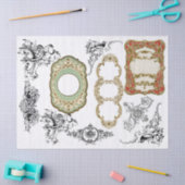 Decoratieve elementen van het journaal, ontkoppeli tissuepapier (Craft)