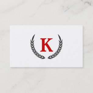 Decoratieve elementen visitekaartje