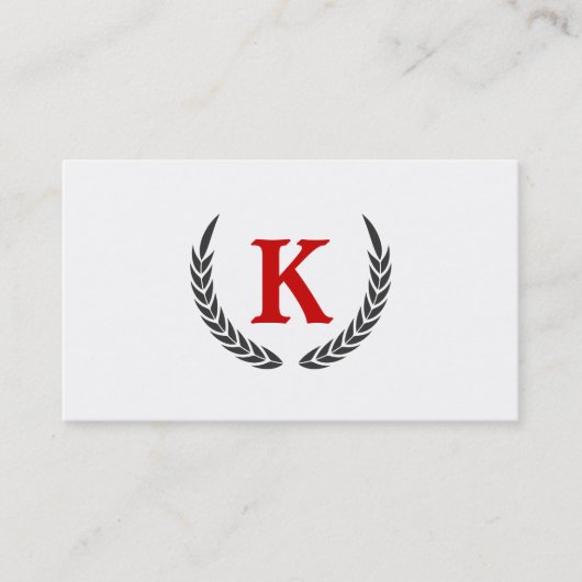 Decoratieve Elementen Visitekaartje (Voorkant)