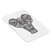 Decoratieve ellefantiestijl magneet (Rechterzijde)