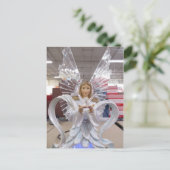 Decoratieve engel briefkaart (Staand voorkant)