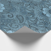 Decoratieve Floral Cadeaupapier (Hoek)