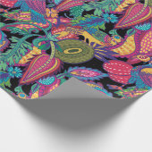 Decoratieve Floral Cadeaupapier (Hoek)