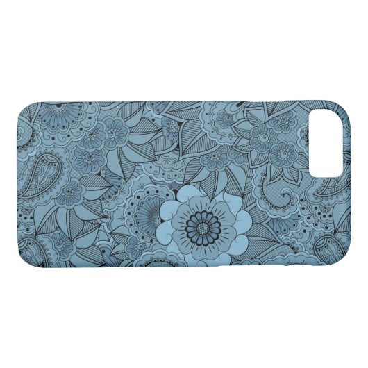 Decoratieve Floral Case-Mate iPhone Case (Achterkant (Horizontaal))