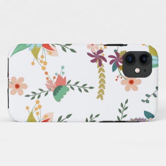 Decoratieve Floral Case-Mate iPhone Case (Achterkant (horizontaal))