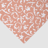 Decoratieve Floral in het witboek Tissuepapier (Detail)