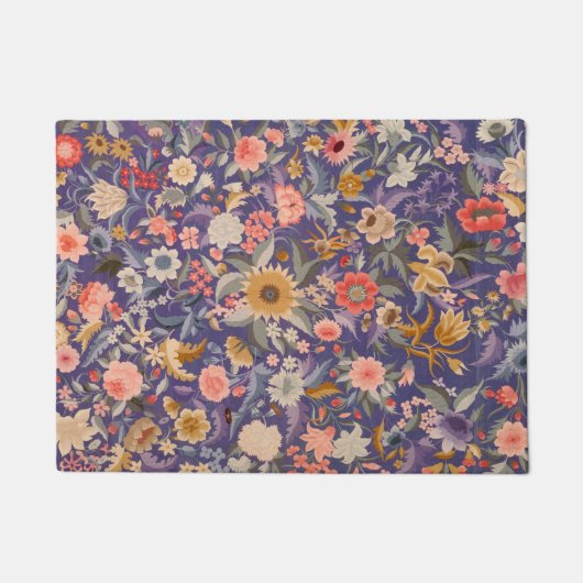 Decoratieve Floral Print Deurmat (Voorkant)