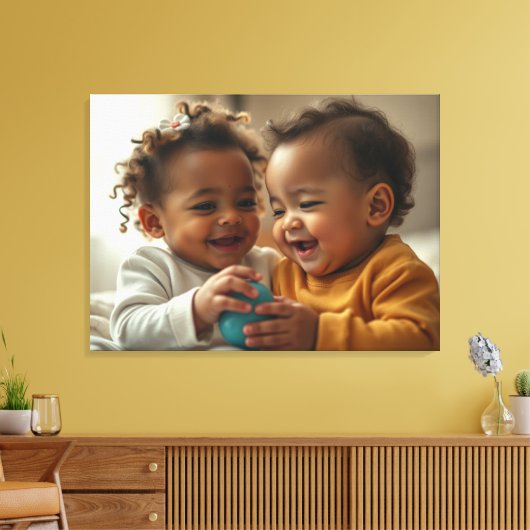 Decoratieve foto canvas afdruk (Insitu (Woonkamer))