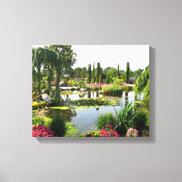 Decoratieve foto van het prachtige park canvas afdruk