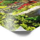 Decoratieve foto van het prachtige park foto afdruk (Hoek)