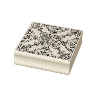 Decoratieve Franse Damast Rubber Stamp Rubberstempel