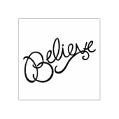 Decoratieve geloof typografische tekststempel 	rubberstempel (Afrduk)