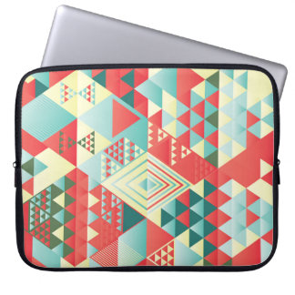 Decoratieve geometrische, abstracte,  elementen. laptop sleeve