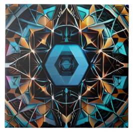 Decoratieve geometrische patronen motieven tegeltje