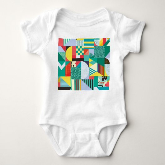 Decoratieve geometrische:  patroonelementen romper (Voorkant)