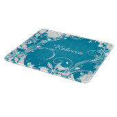 Decoratieve Glass Cutting Board Gift voor haar Snijplank (Hoek)
