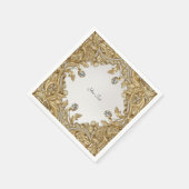 Decoratieve gouden servetten (Hoek)