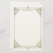 Decoratieve grens briefpapier (Voorkant / Achterkant)