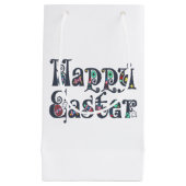 Decoratieve Happy Easter Typografie | Cadeautasje (Voorkant)