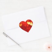 Decoratieve harten hart sticker (Envelop)