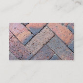 Decoratieve Home Brick Paving Visitekaartje (Achterkant)