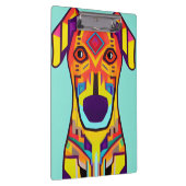 Decoratieve hond illustratie klembord (Rechts)