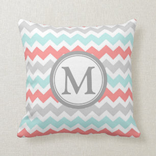 Decoratieve Hoofdkussen van het Monogram van de Kussen