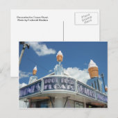 Decoratieve ijskCream-standaard Briefkaart (Voorkant / Achterkant)
