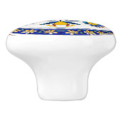 Decoratieve Italiaanse Antico Deruta Bloemenkast Keramische Knop (Zijkant)