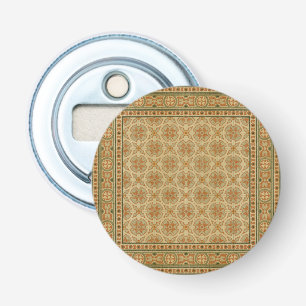 Decoratieve Italiaanse mozaïektegels van Visie Stu Button Flesopener