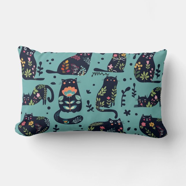 Decoratieve katten kussen (Voorkant)