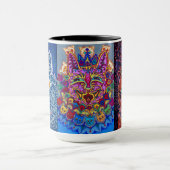 Decoratieve katten van Louis Wain Mok (Midden)