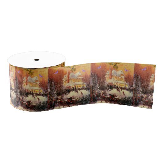 decoratieve kerst met lint (Spoel)