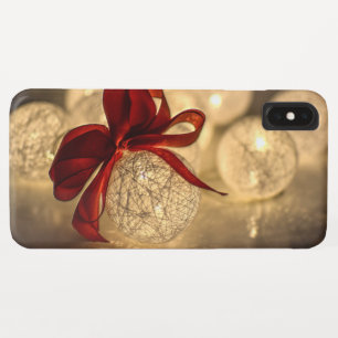 Decoratieve kerstbal en kaak iPhone XS max hoesje